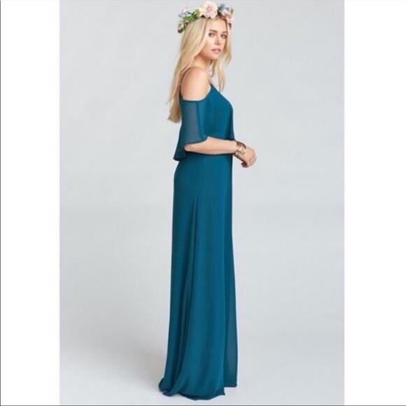 Show Me Your Mumu Caitlin Ruffle maxi dress S NWT - Picture 5 of 9